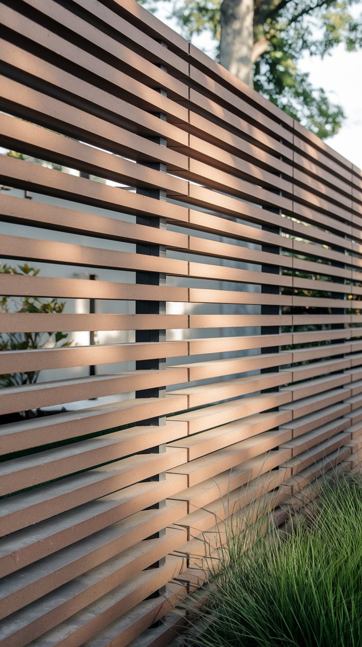 Modern Horizontal Brick Pattern