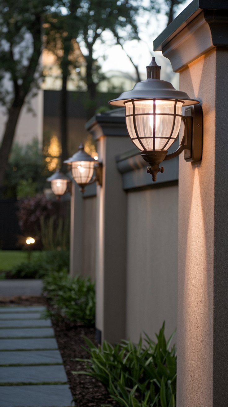 Motion-Sensor Security Lights with Style