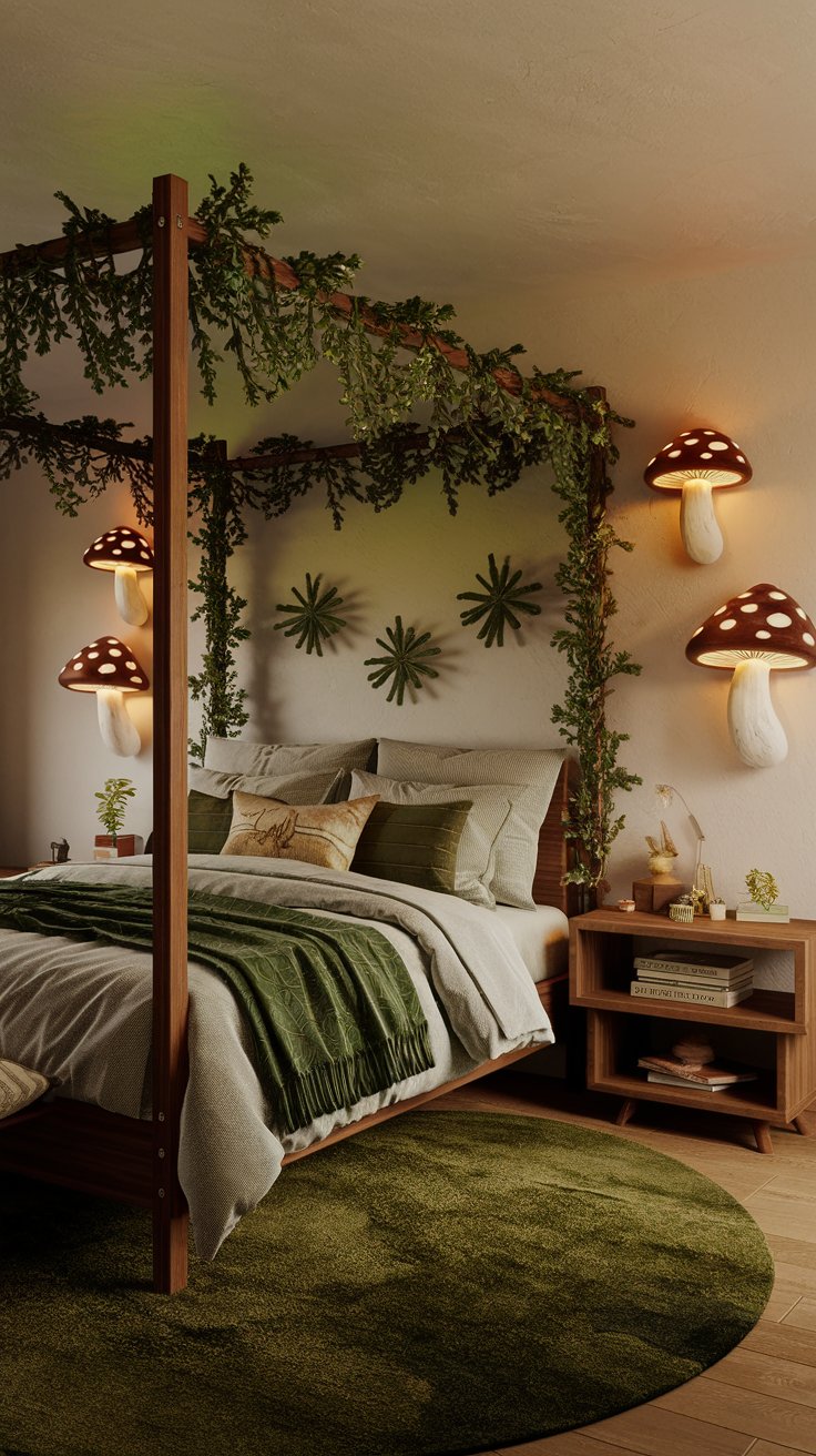 Mushroom Accent Lighting