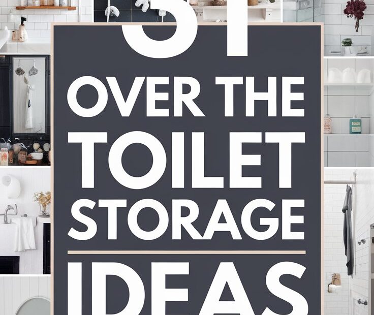 Over the Toilet Storage Ideas