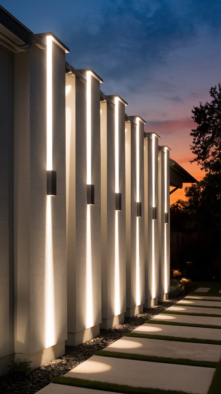 Sleek Up-and-Down LED Wall Washers