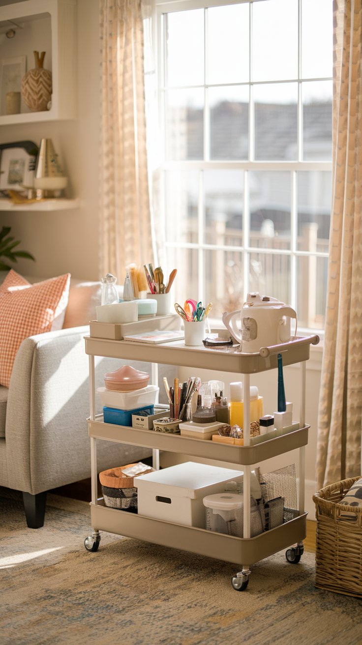 The Rolling Cart Command Center