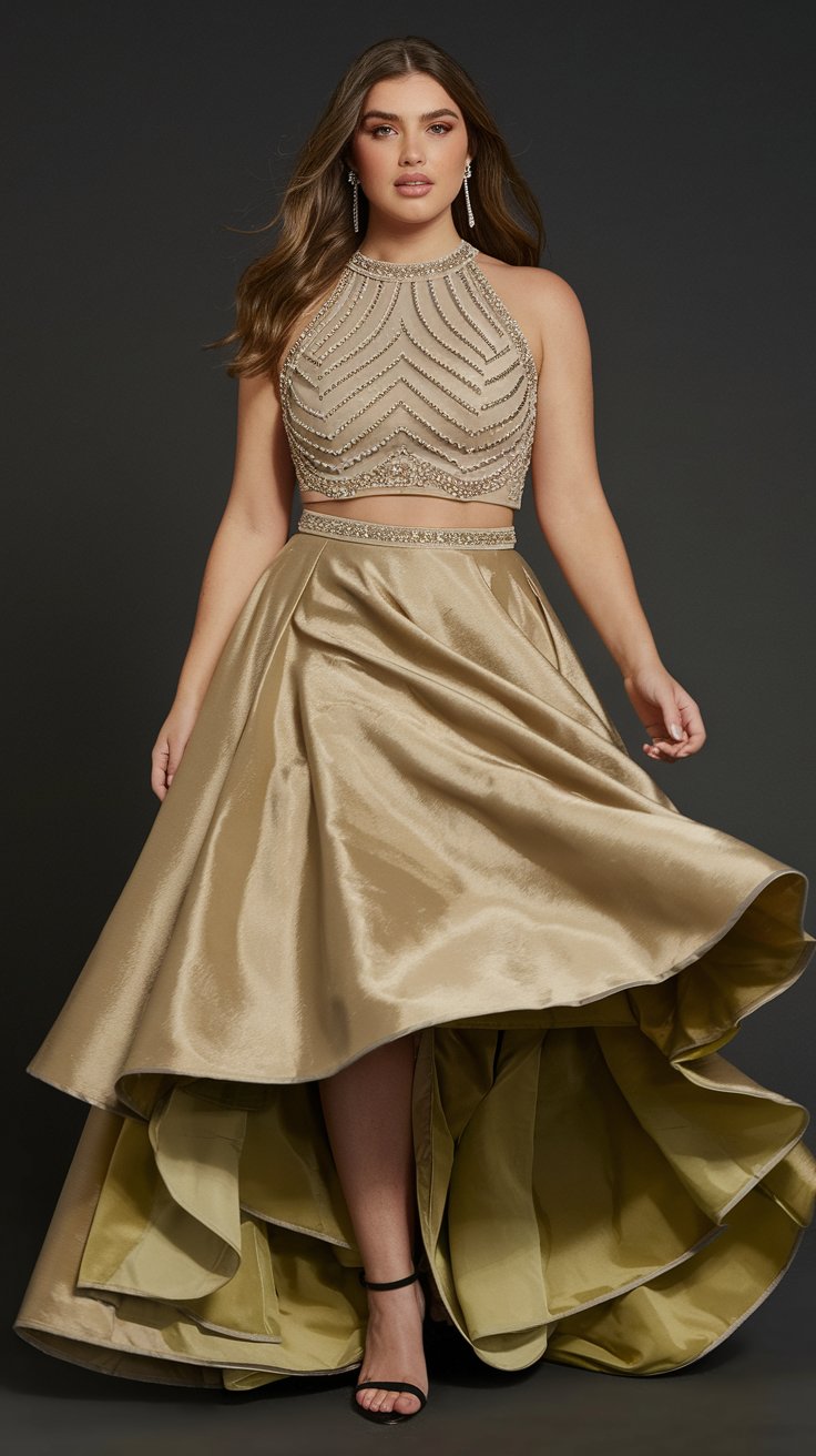 Two-Piece Wonder (because midriff is the new cleavage)