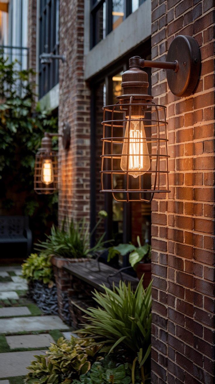 Vintage Industrial Cage Lights