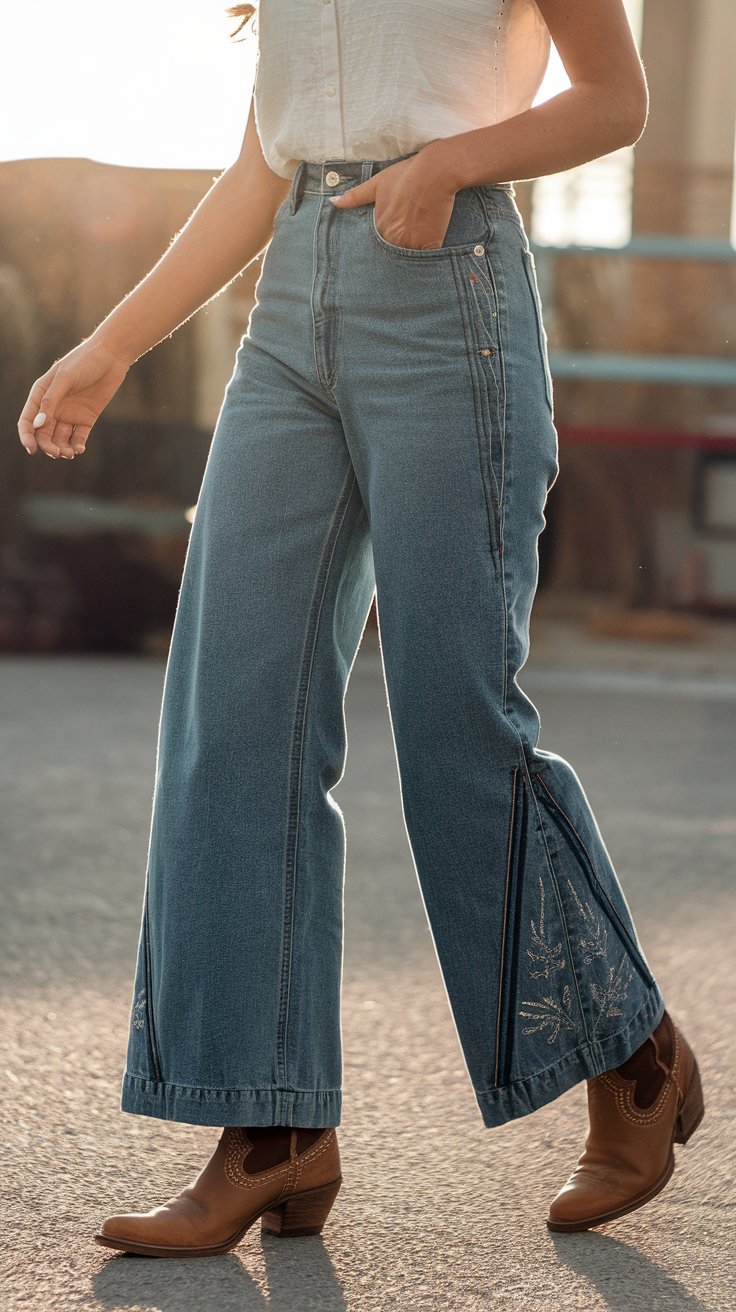 Western-Inspired Denim (Cowgirl Chic Without the Costume)