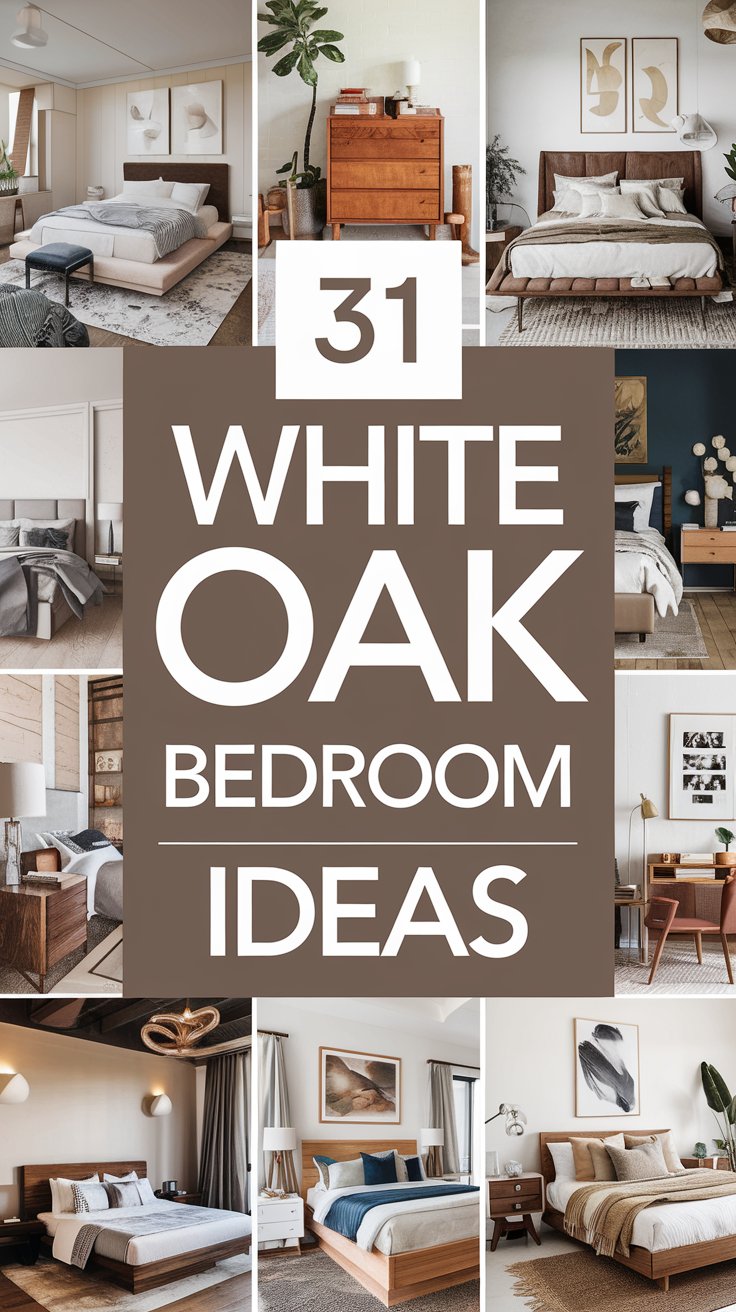 31 White Oak Bedroom Ideas to Create a Natural, Timeless Retreat