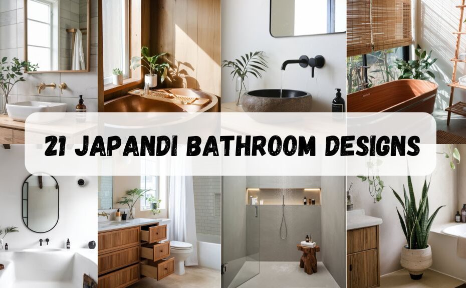 21 Japandi Bathroom Design Ideas