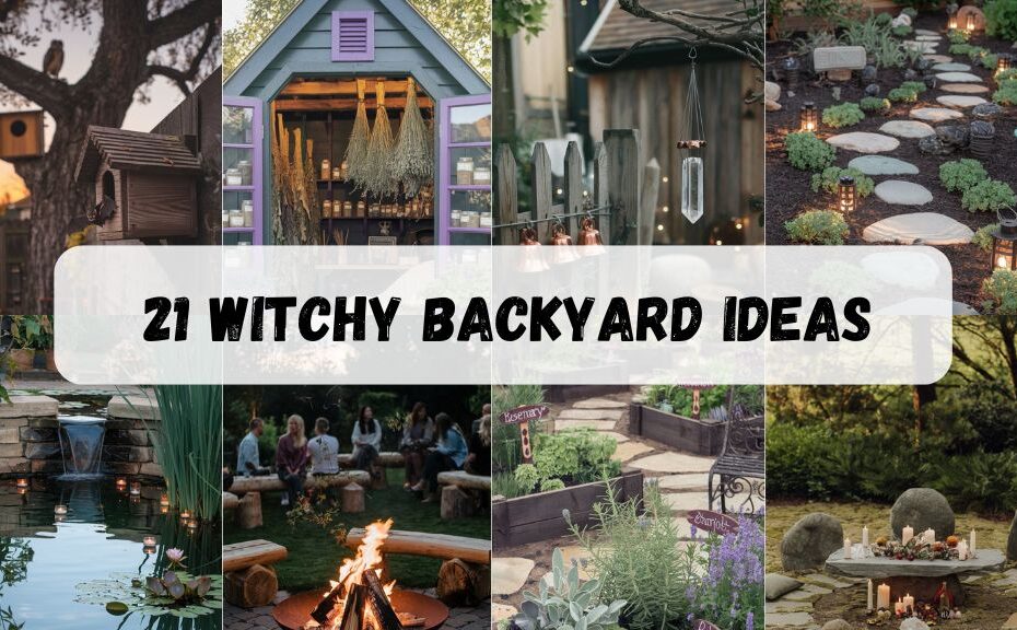 21 Witchy Backyard Ideas