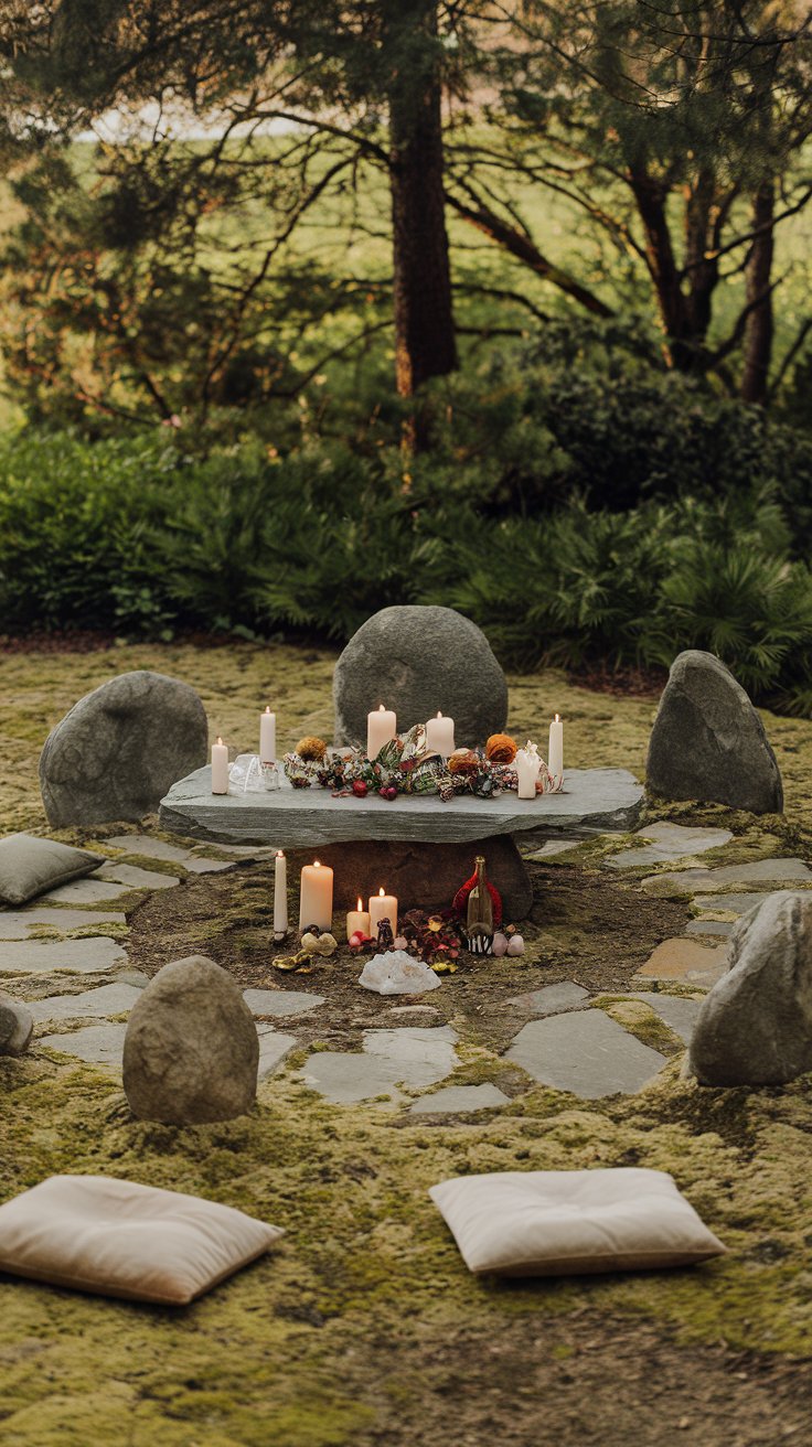 Build a Stone Circle or Altar Space