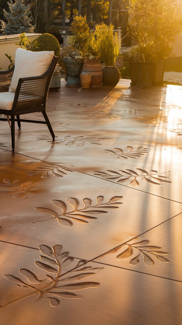 Classic Concrete Patio