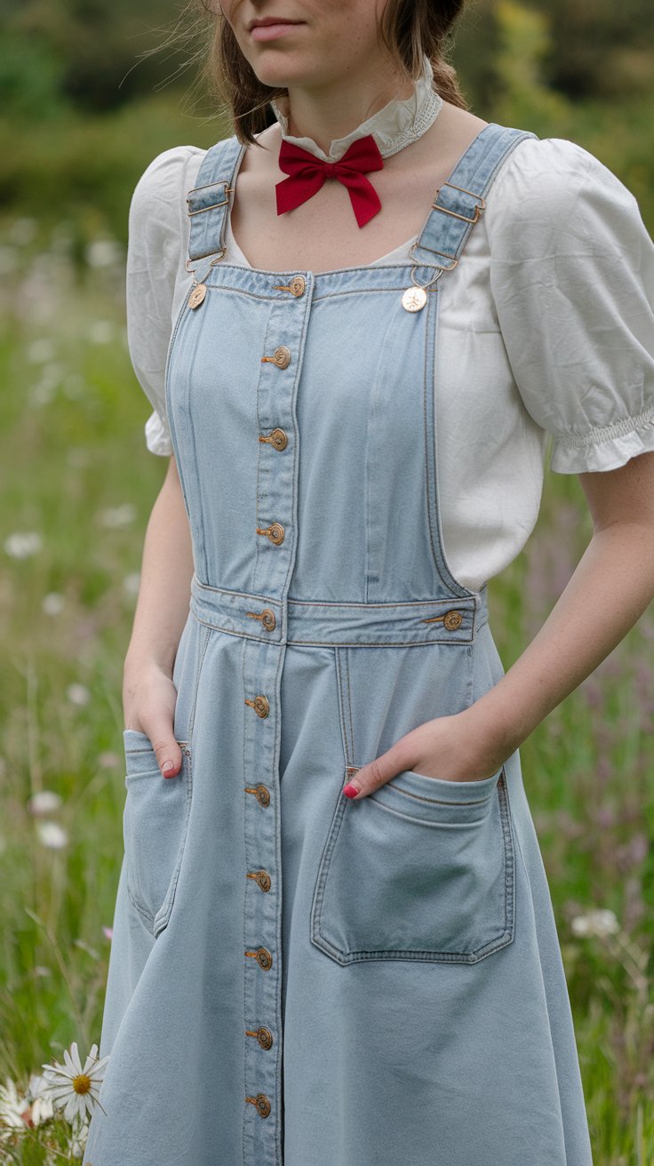 Denim Pinafore (For When You Want to Channel Your Inner Farm Girl)