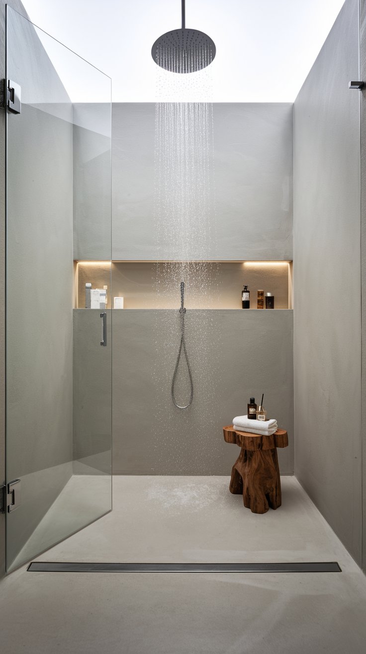 Minimalist Shower Designs