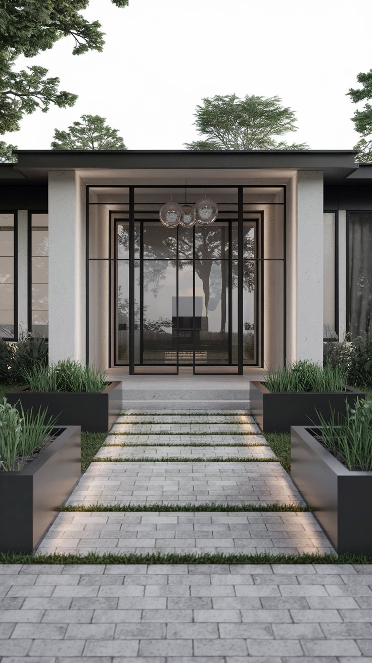 Modern Minimalist Entrance
