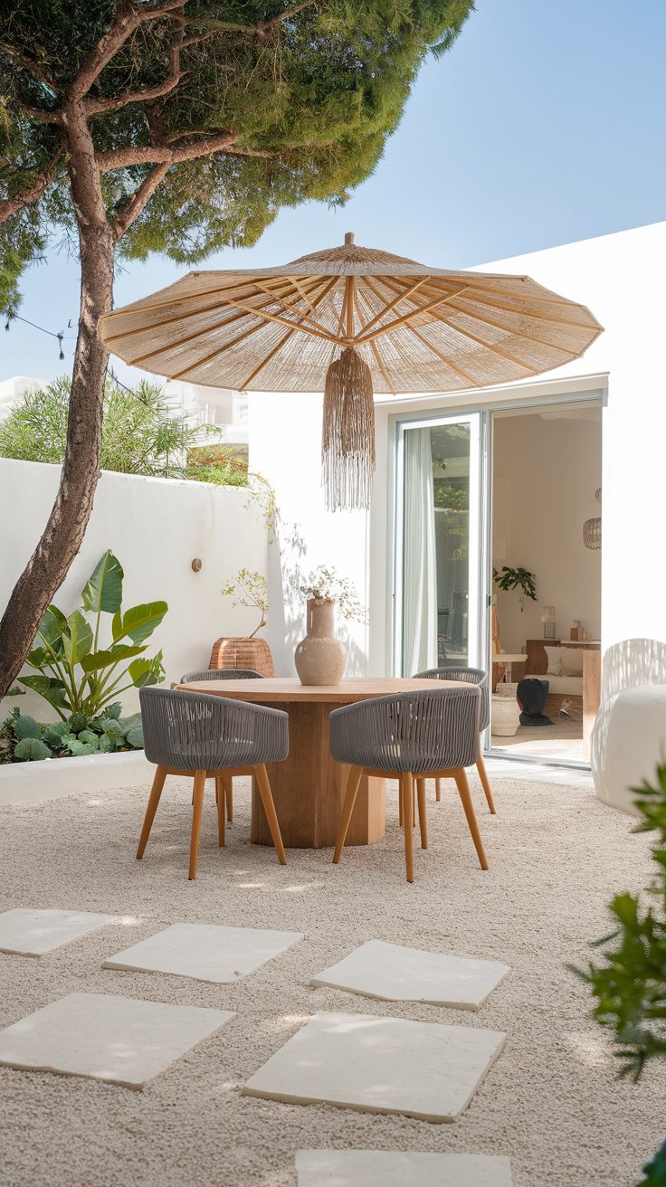 Pea Gravel Patio