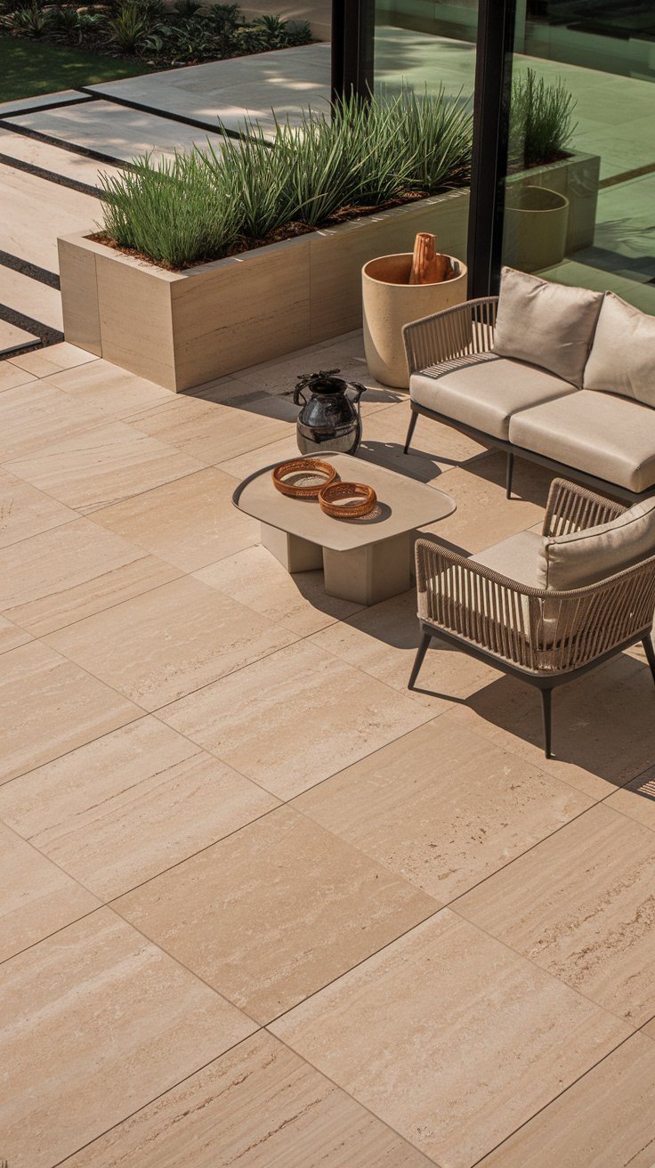 Porcelain Tile Patio