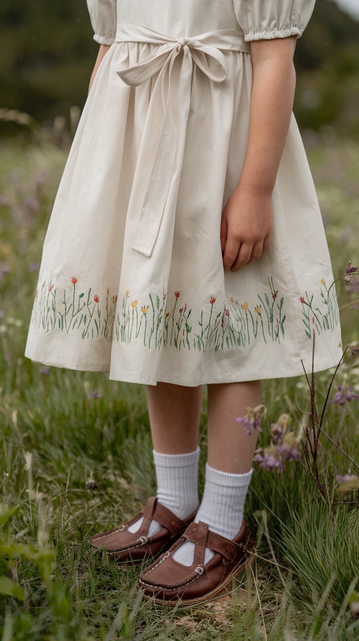 The Classic Prairie Dress (Because Nothing Says "I Forage" Like a Flowy Frock)