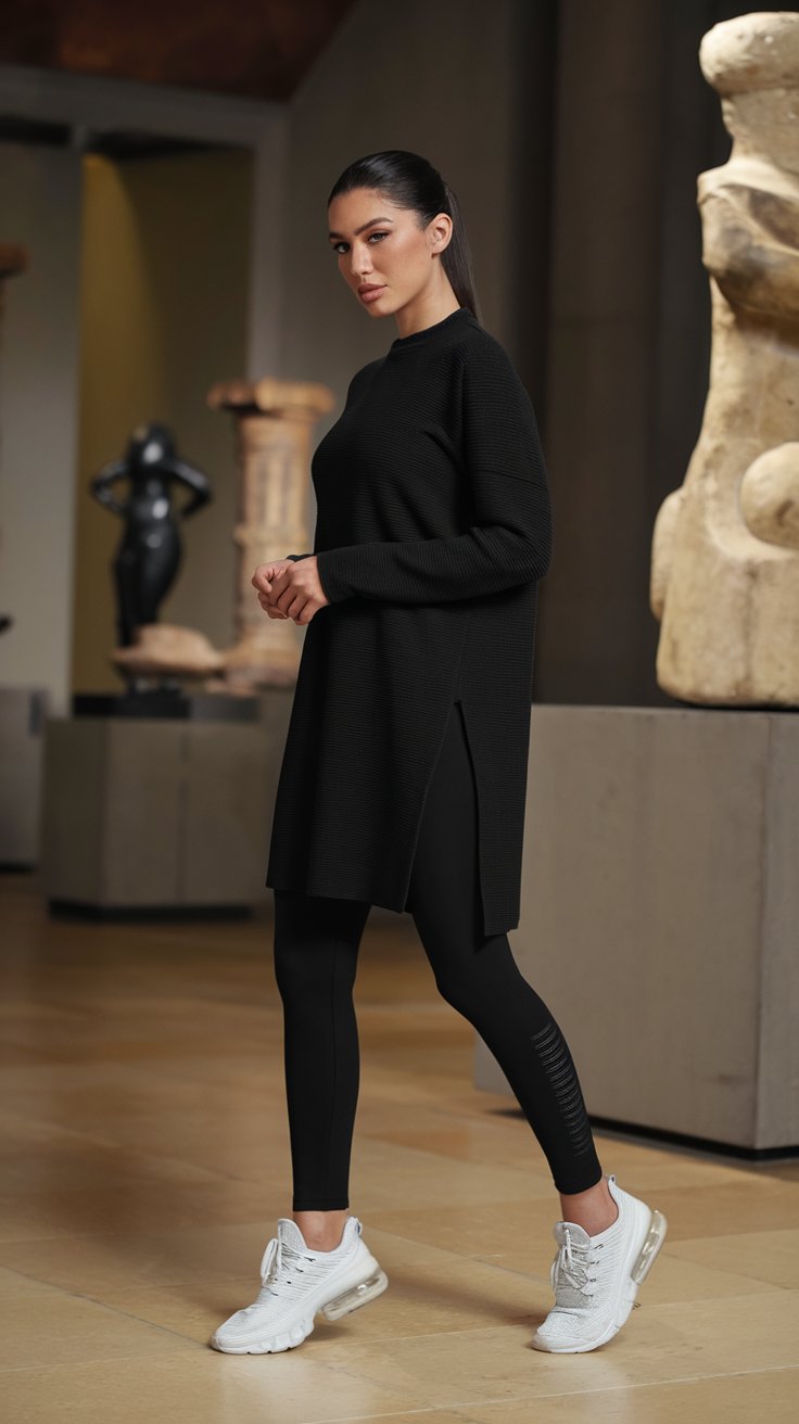 The Elevated Athleisure (because 10,000 steps is a serious workout)