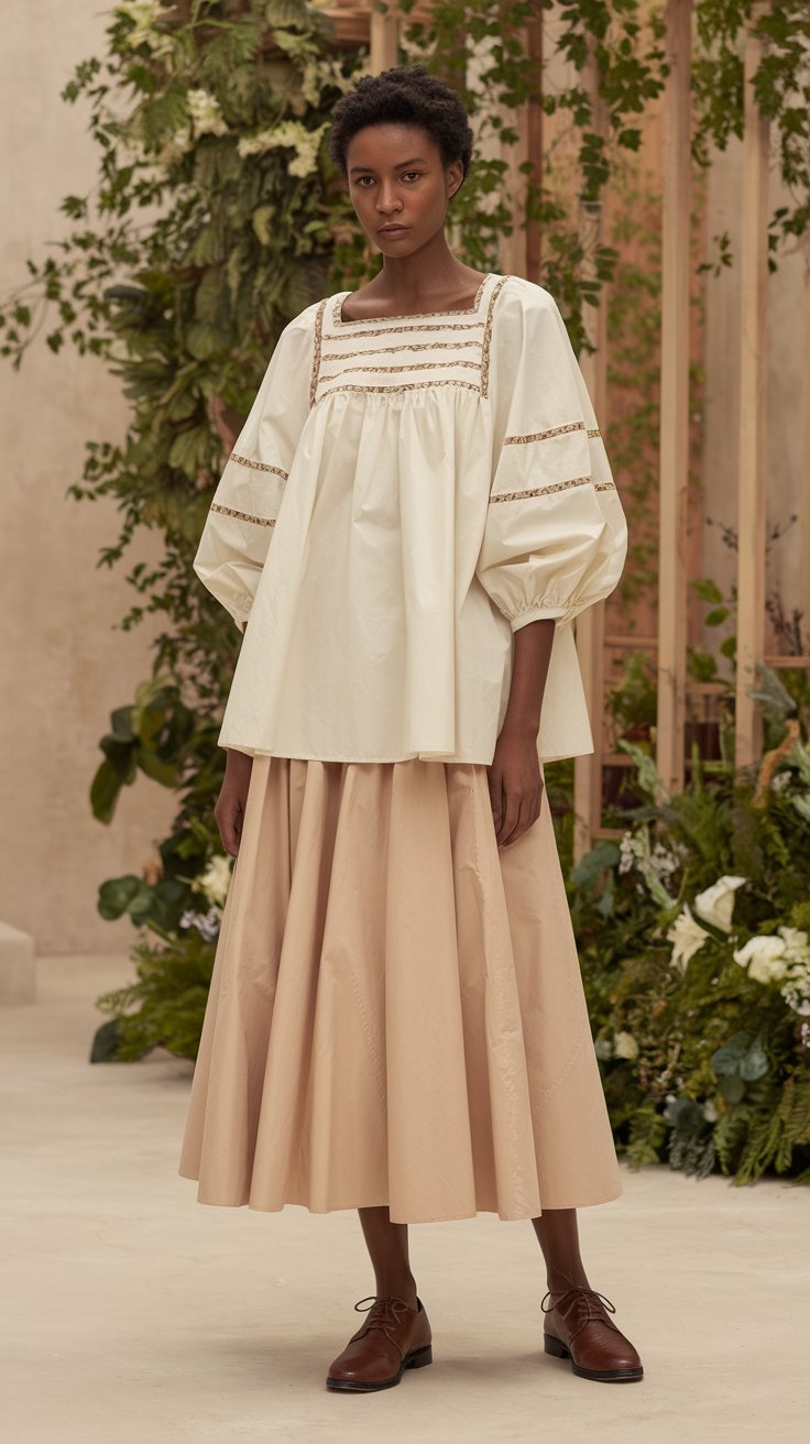 The Peasant Blouse (For Your "Milkmaid But Make It Fashion" Moments)