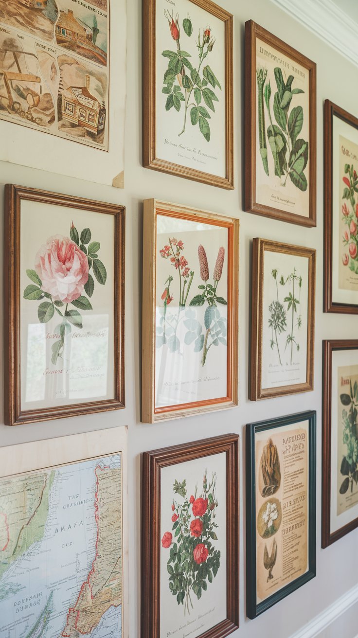 Vintage Botanical Prints and Maps