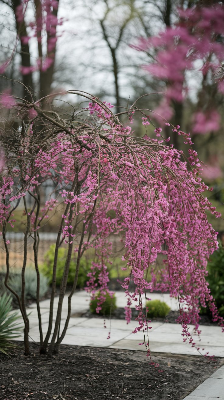 Weeping Redbud (Cercis canadensis ‘Lavender Twist’ or ‘Covey’)