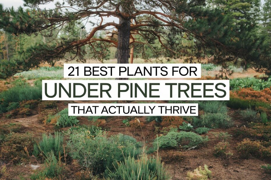 21 Best Plants For Under Pine Trees That Actually Thrive