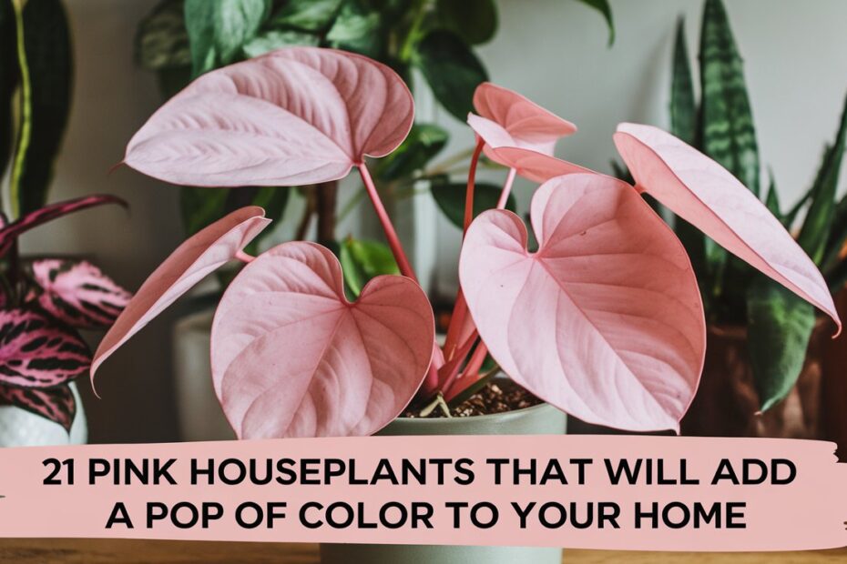 21 Pink Houseplants That Will Add a Pop of Color to Your Home