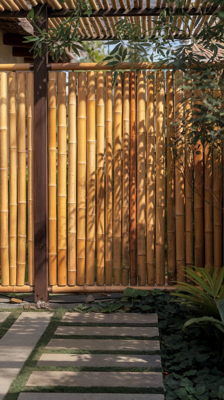 Bamboo Panel Fence