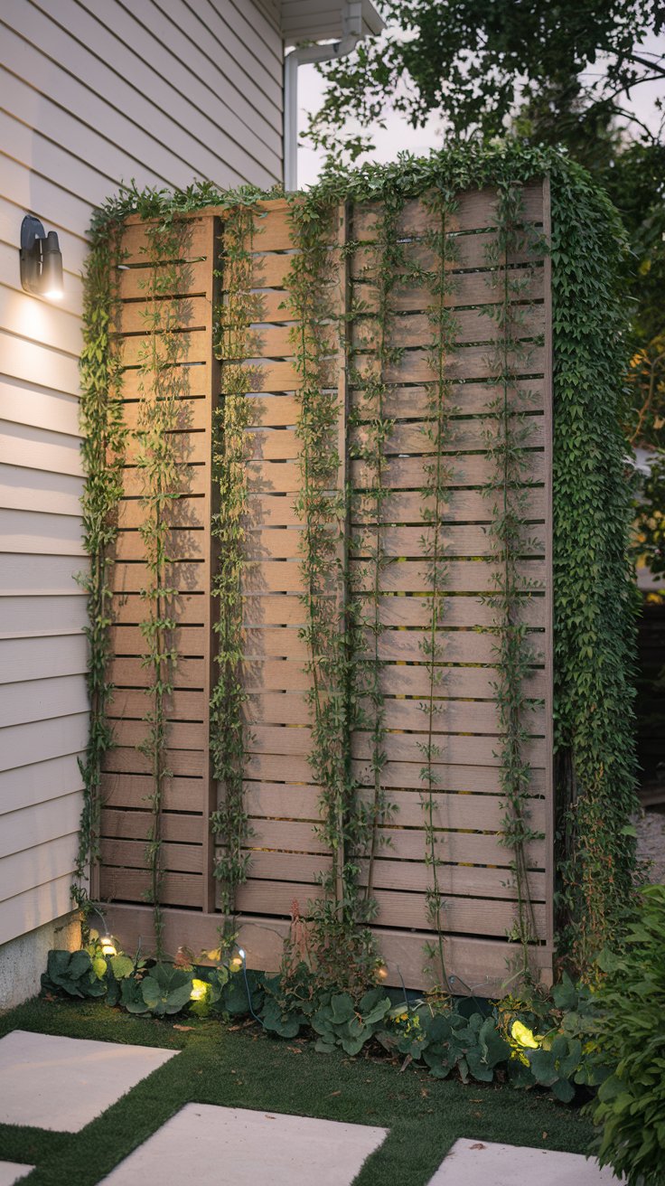Build a Decorative Privacy Screen