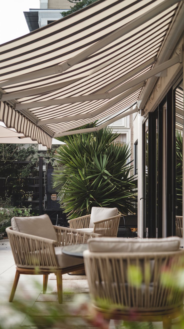 Classic Retractable Awning Over Your Patio