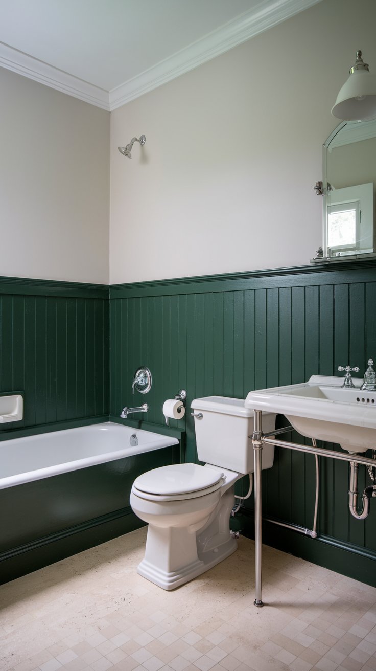 Emerald Wainscoting