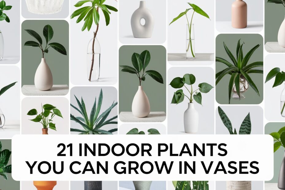 Indoor Plants You Can Grow In Vases