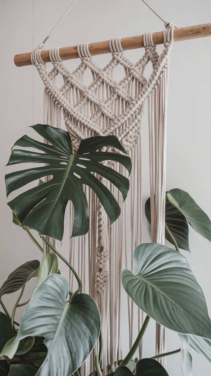 Macrame Hanging Trellis