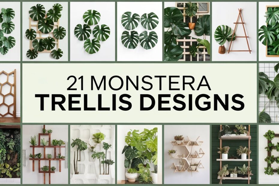 Monstera Trellis Designs