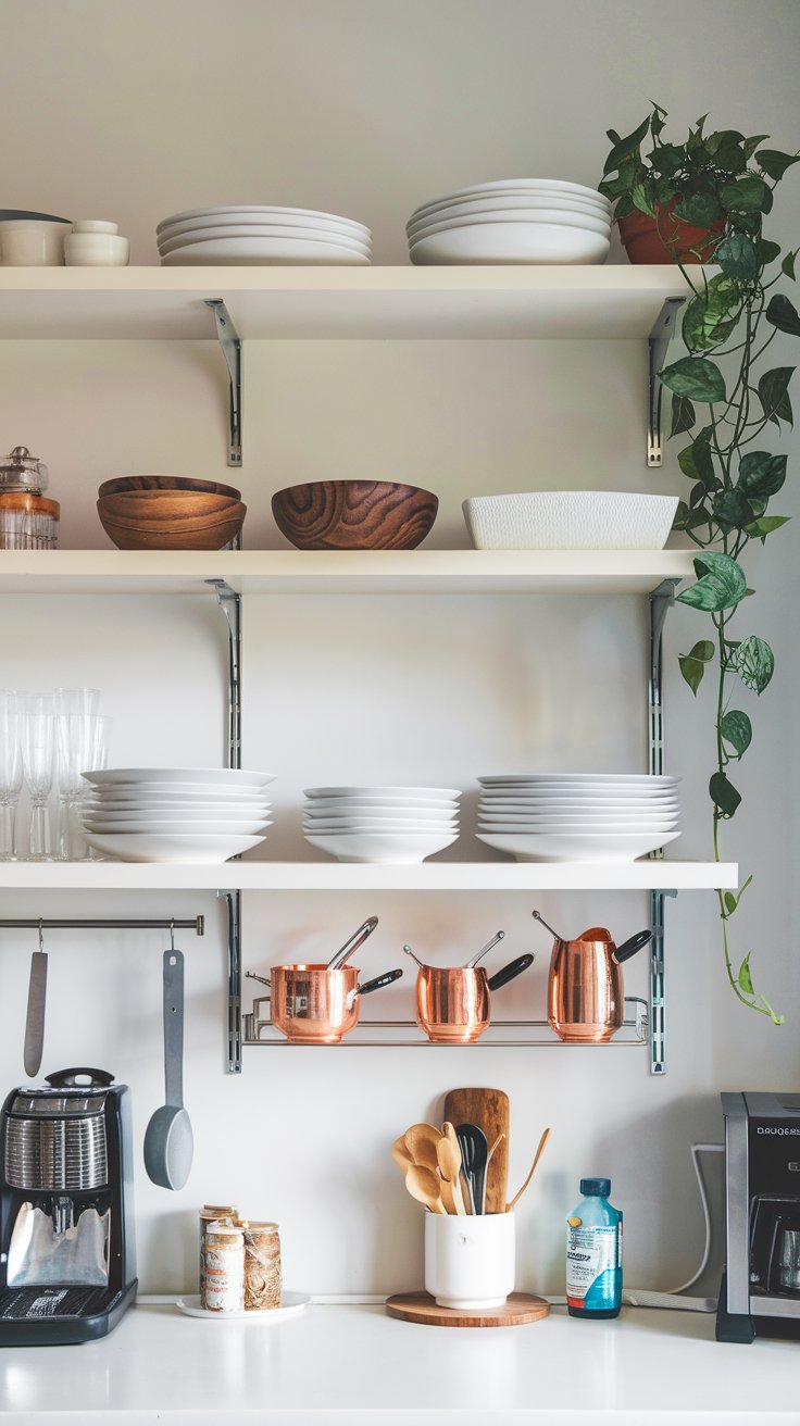 Open Shelving Display