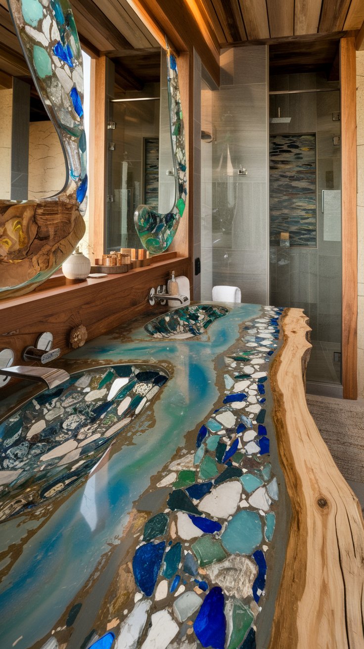 Recycled Glass Countertops