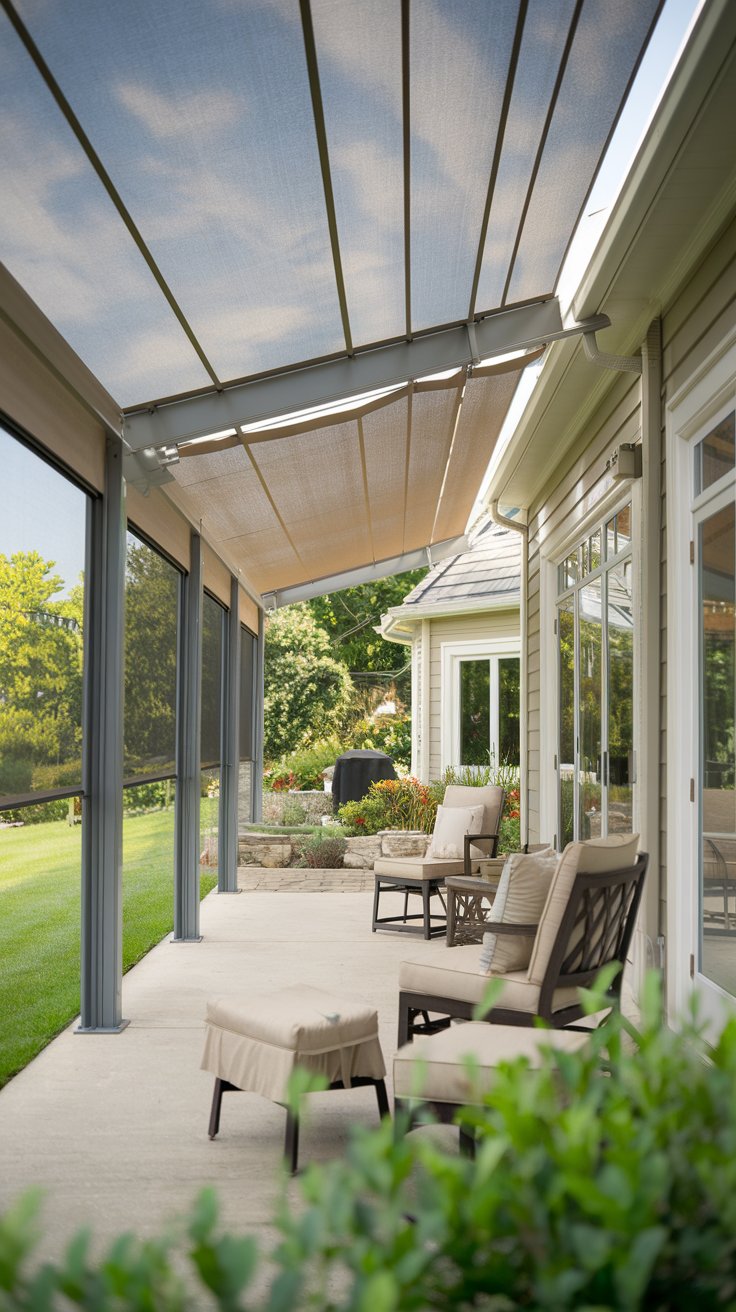 Retractable Shade Walls for Patios