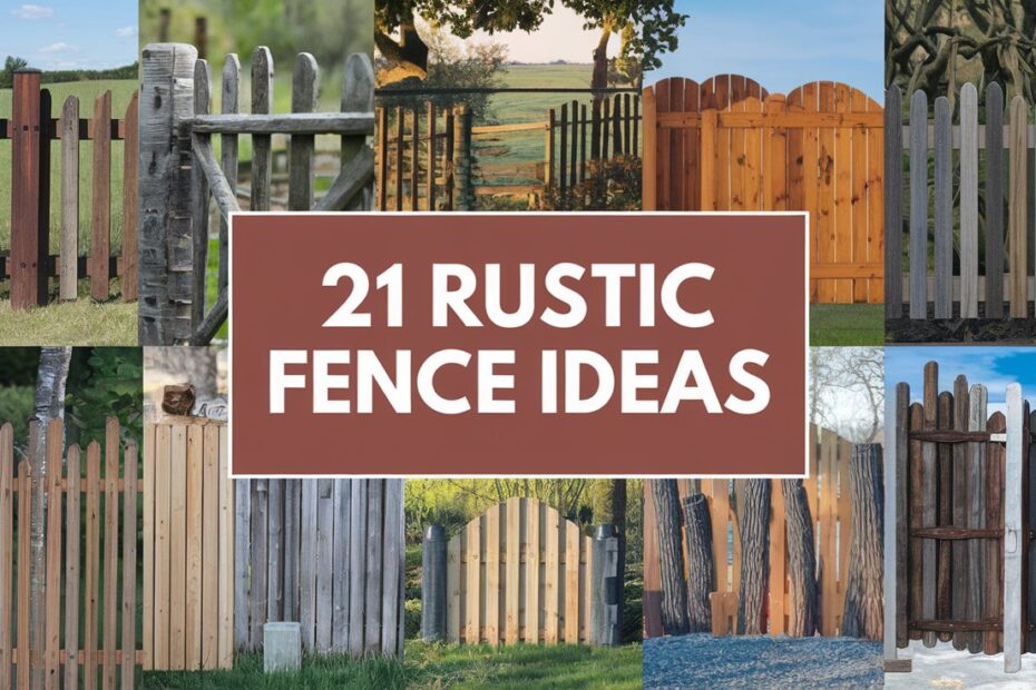 Rustic Fence Ideas