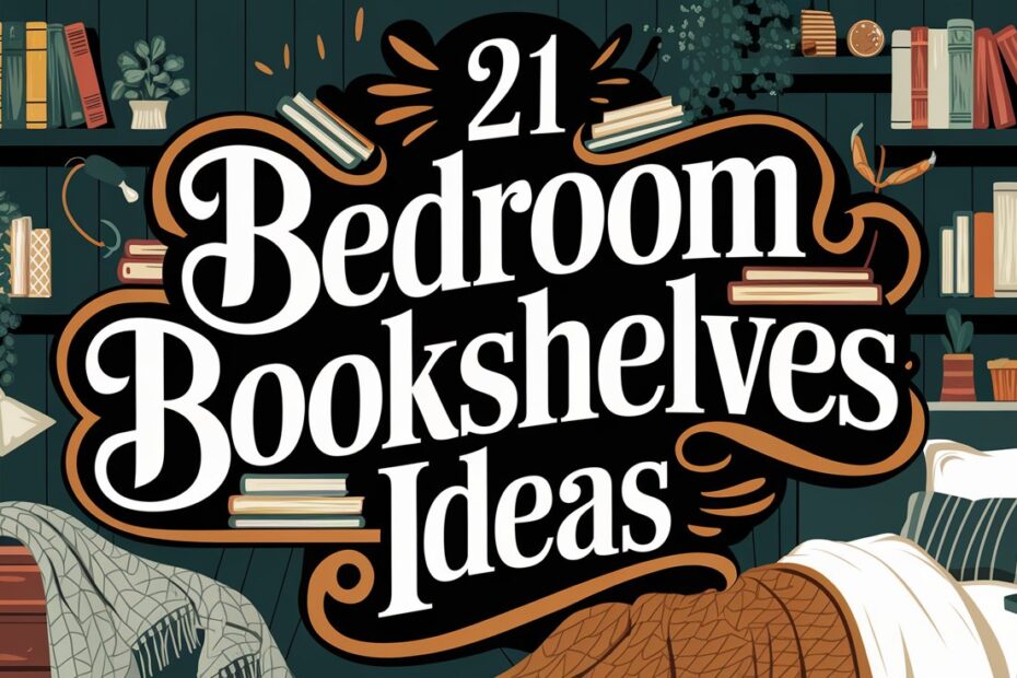 Bedroom Bookshelves Ideas