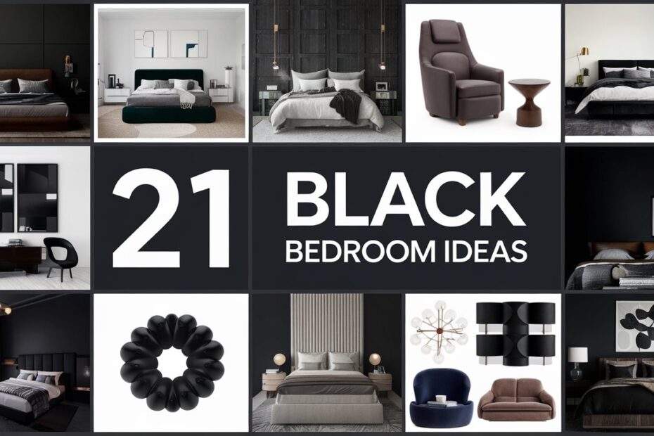 Black Bedroom Ideas