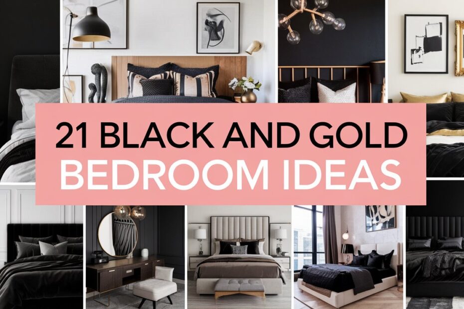 Black and Gold Bedroom Ideas