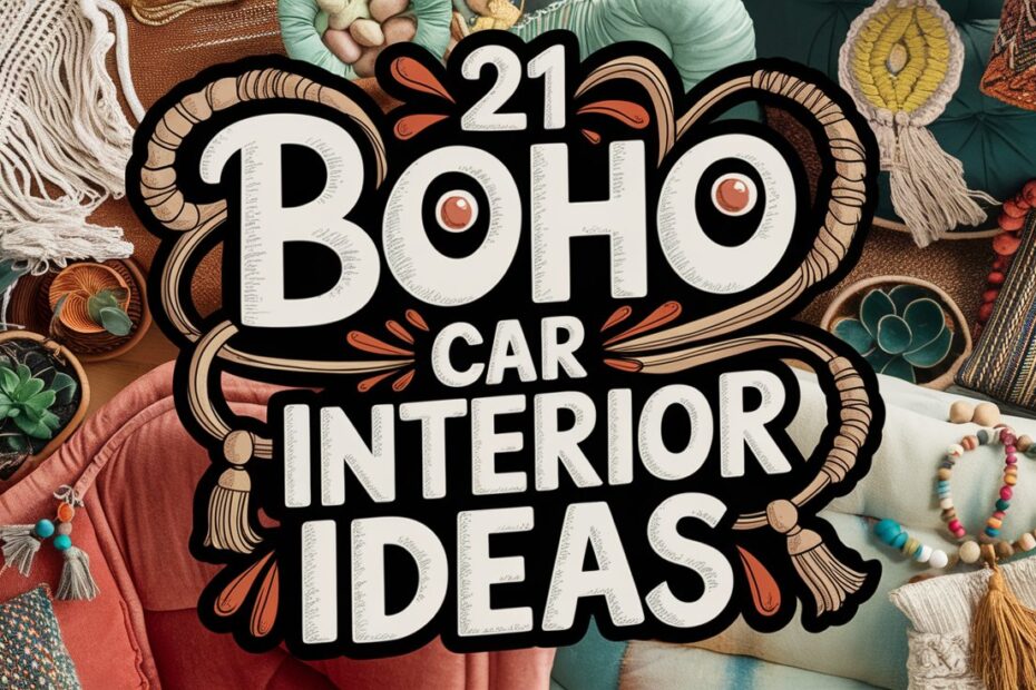 Boho Car Interior Ideas