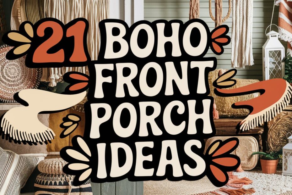 Boho Front Porch Ideas