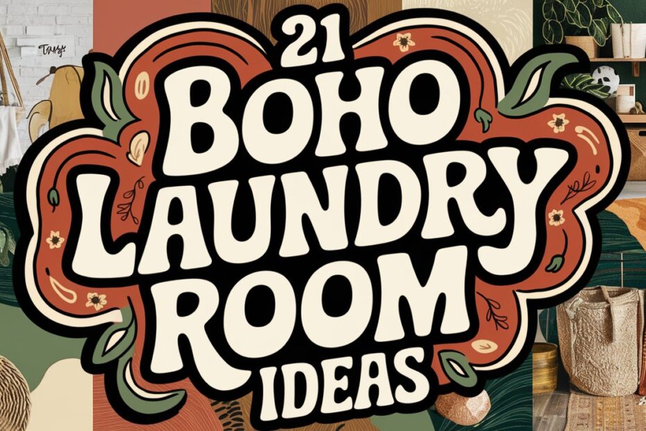 Boho Laundry Room Ideas