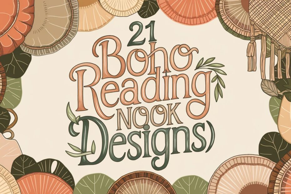 Boho Reading Nook Designs
