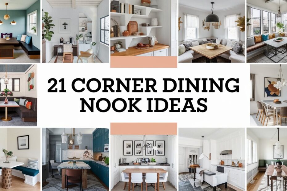 Corner Dining Nook Ideas