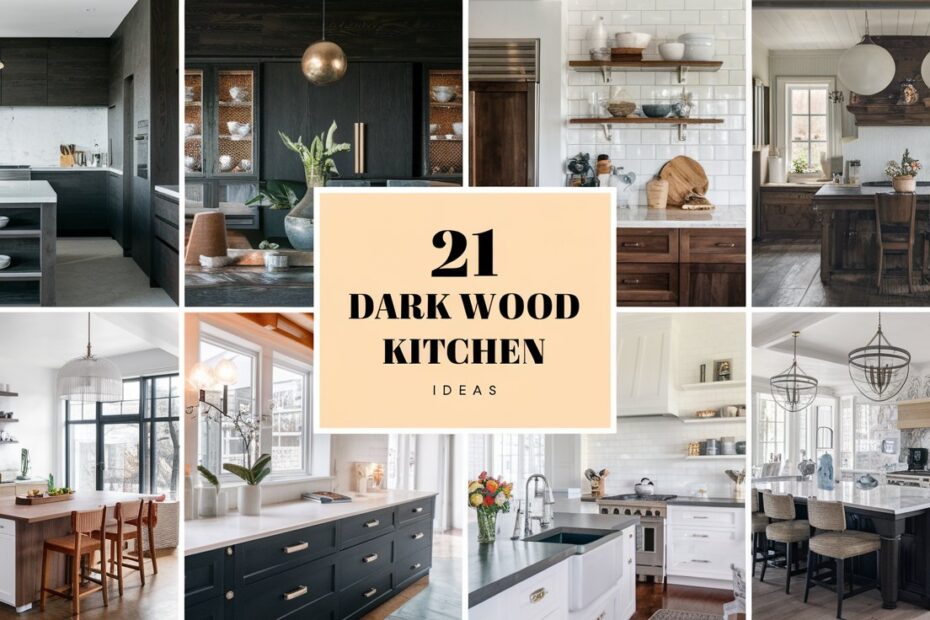Dark Wood Kitchen Ideas