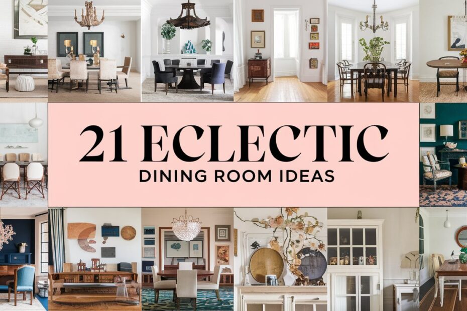 Eclectic Dining Room Ideas