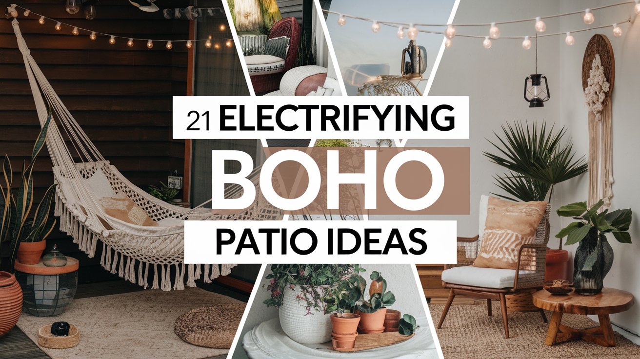 21 Electrifying Boho Patio Ideas That'll Transform Your Outdoor Space ...