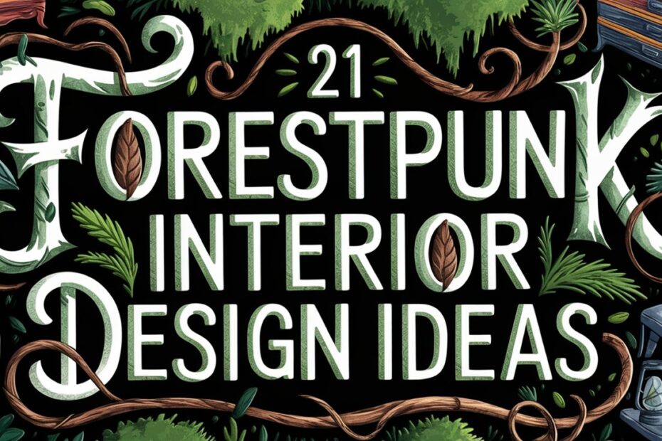 Forestpunk Interior Design Ideas