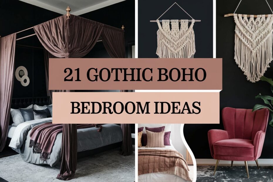 Gothic Boho Bedroom Ideas